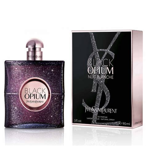 difference between ysl black opium and nuit blanche